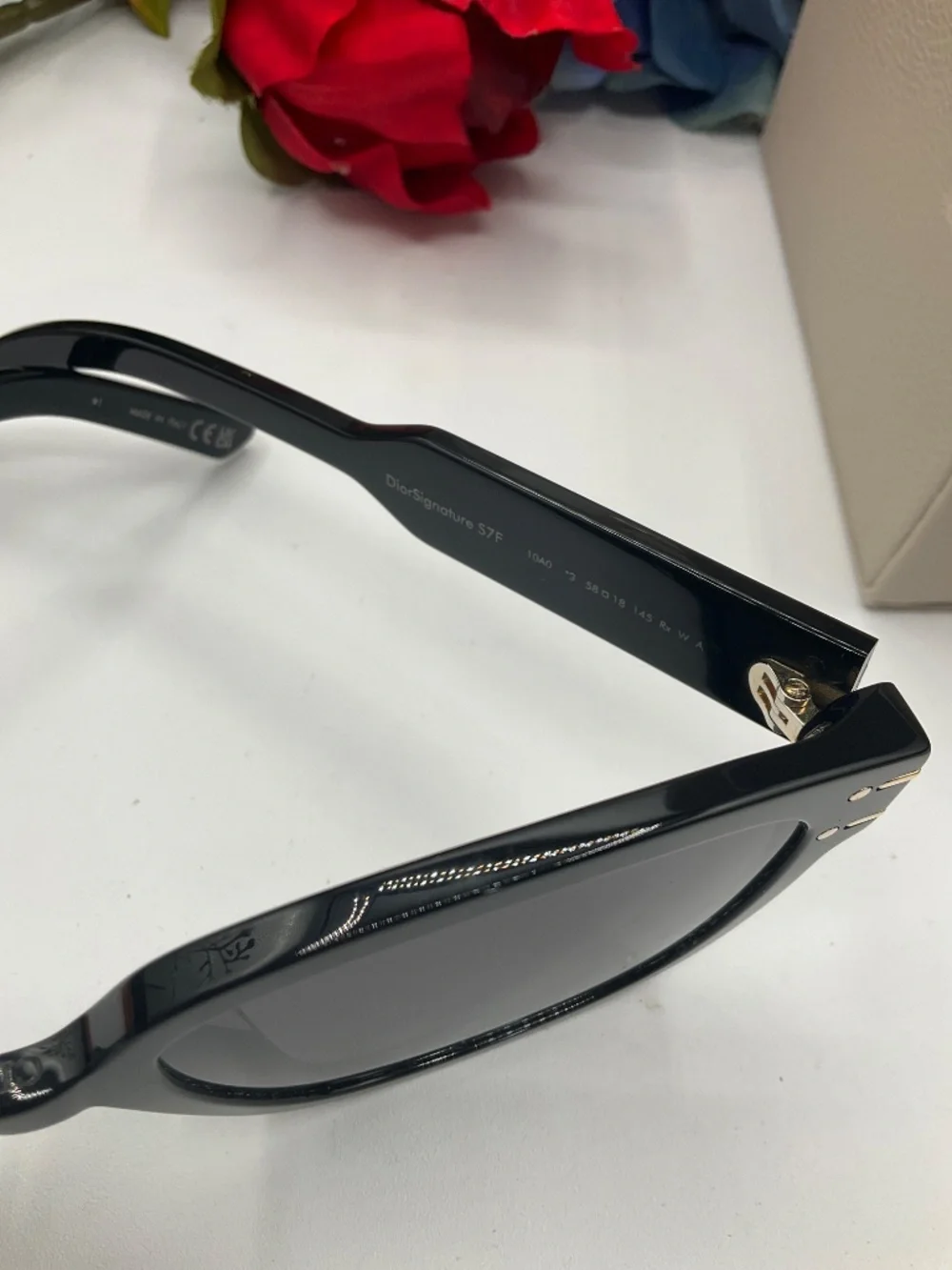 CHRISTIAN DIOR DIORSIGNATURE S7F SUNGLASSES 10A0 BLACK